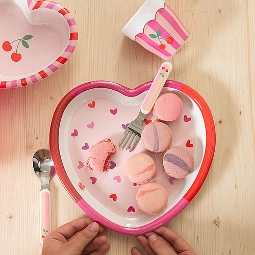 Coffret déjeuner 5 pièces cœur