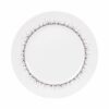 Assiette plate Boréalis gris 27 cm
