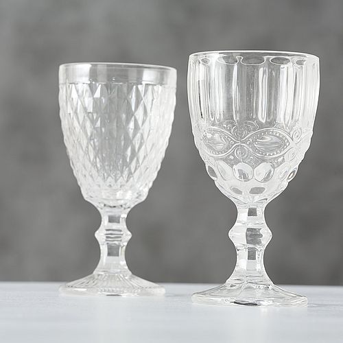 Boite de 6 verres à pied trempés « Aurora » 30cl