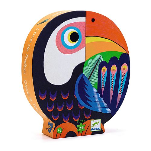 Puzzle 24 pièces « Coco le Toucan » Djeco