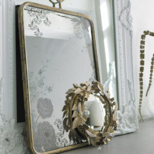 Miroir rectangulaire 40,50 X 65,50cm Cabinet des Merveilles – Mathilde M