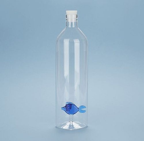 Bouteille Atlantis Bleue Poisson 1.2 L