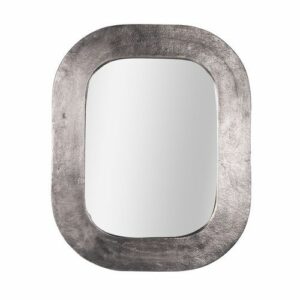 Miroir en métal argenté 40×50 cm