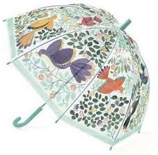 Parapluie “”Fleurs et oiseaux”