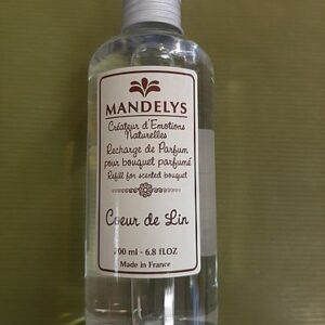 Recharge parfum d’ambiance 200ml “Cœur de Lin” “Mandelys”