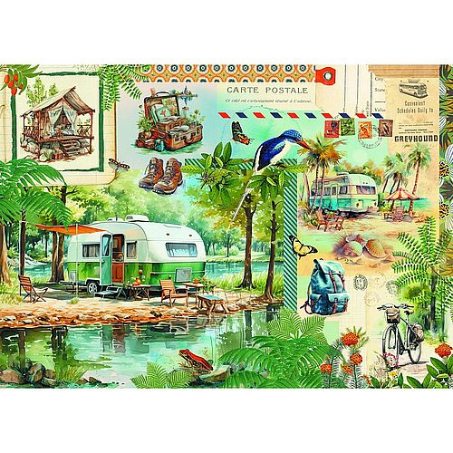 PUZZLE 1000 PCS 50 x 70 cm + POCHON – ESCAPADES