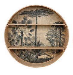 Etagère murale PALMEO  Sapin + bambou D60 x 15