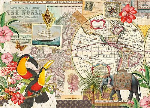 Puzzle 1000 pièces – Mappemonde