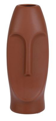 Vase Face Terracotta 10 x 9,5 x 24cm