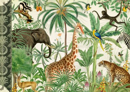 Grands carnet illustré Monde animal  – 21 x 15 cm