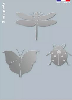 carte de 3 magnets en métal – nature n°1