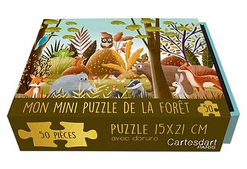 Mini puzzle 15X21cm 50 PI7CES “Mon mini puzzle de la forêt”
