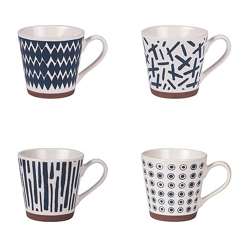 Coffret de 4 tasses Fidji 18 cl