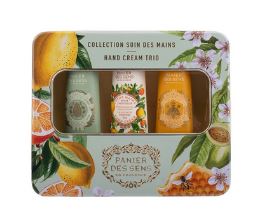 Panier des sens Coffret Crèmes mains, amande, miel, citron