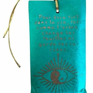SAVONNETTE pensées positive 60gr turquoise