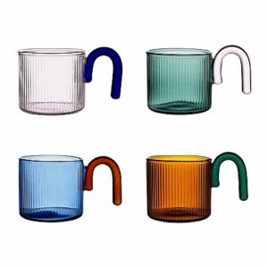 TASSE CAFE X4 BTE COLOREA MULTICOLORE 10CL