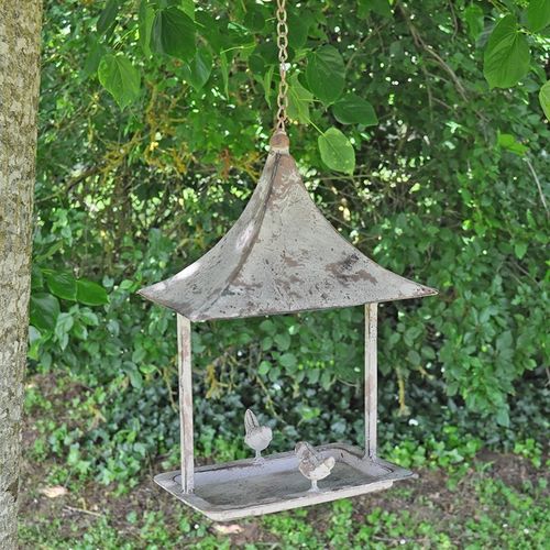 Mangeoire oiseaux à suspendre 38x26x22cm