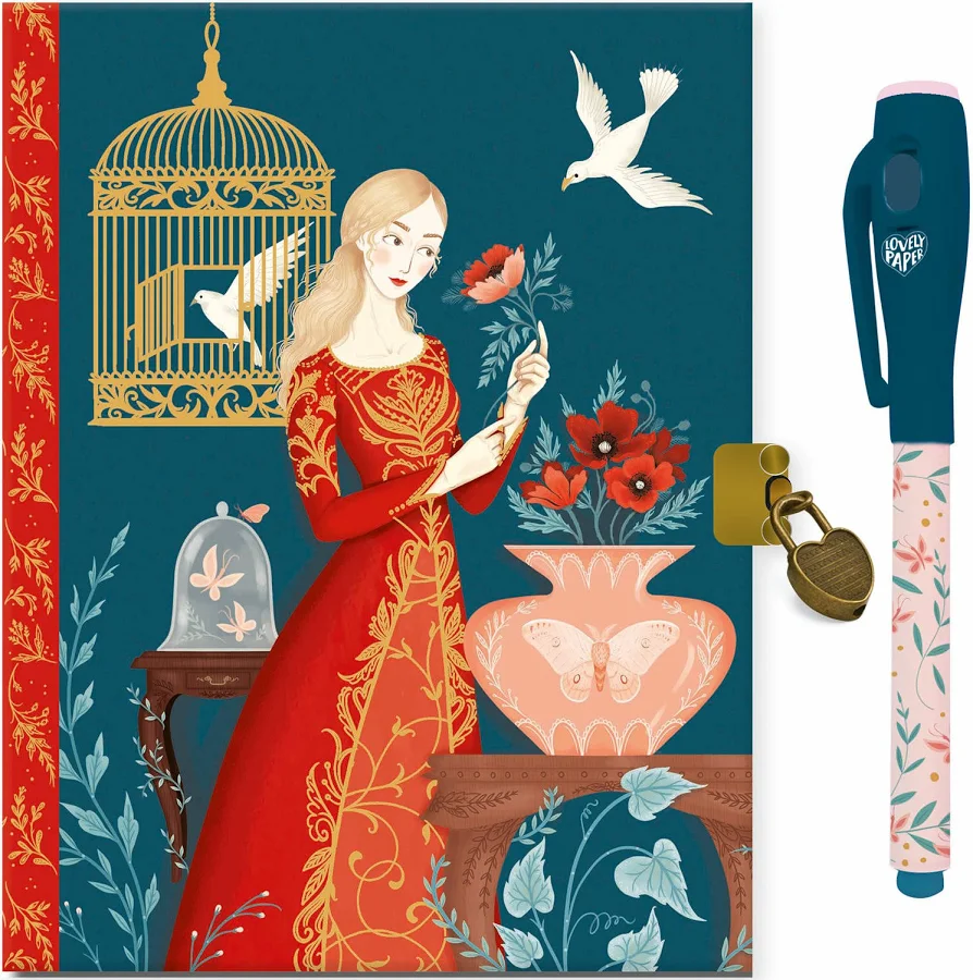 Carnet secret avec son crayon magique »Lisa »