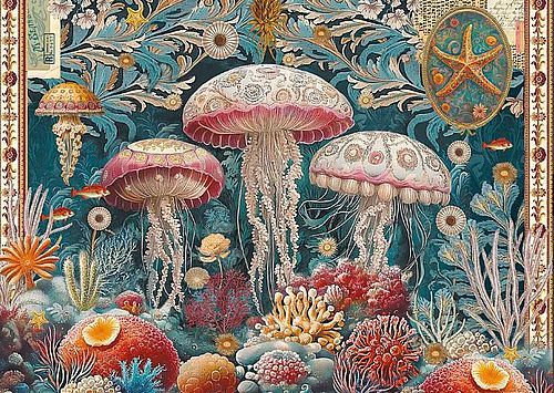 Puzzle 1000 pièces – Méduses – Image 2