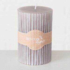 Bougie Gris Clair Lamea 10cm/7cm