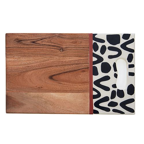 PLANCHE CHARLIE RECTANGLE 48X30cm en Acacia