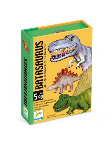 Jeu de mémoire et de bataille – Batasaurus 5 à 99 ans – Djeco