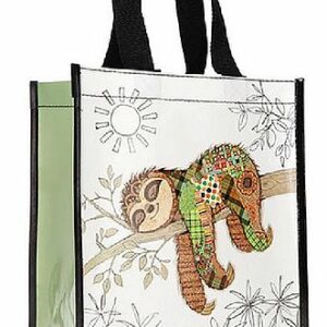 SAC CABAS EN PLASTIQUE RECYCLE KOOK PARESSEUX