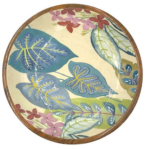 Coupe en Manguier 38cm « Fleurs »