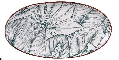 Plat ovale Paraguay 35.5×19 cm