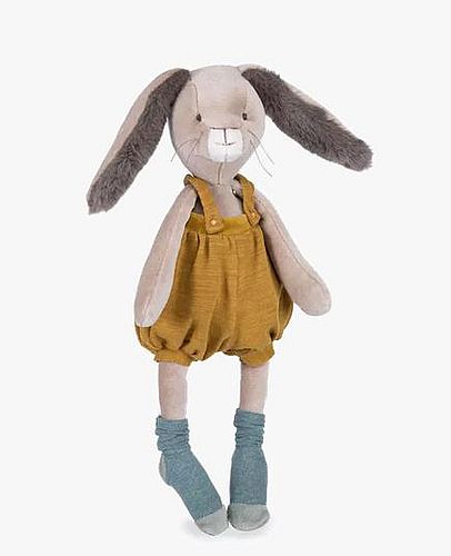 Trois petits lapins Peluche Lapin ocre