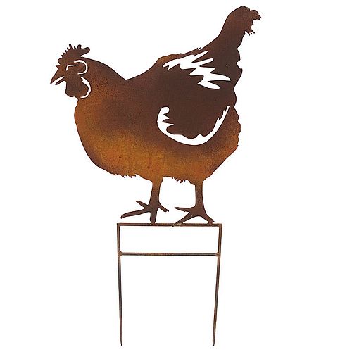 Silhouette poule 29x51cm