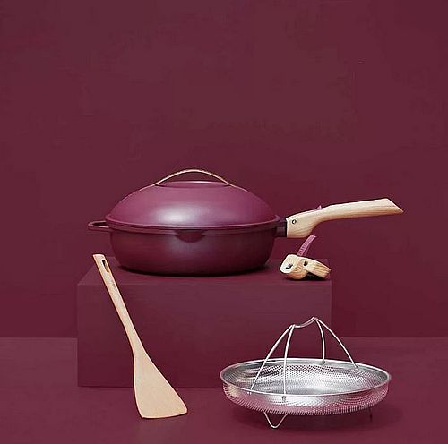 LA PETITE FABULEUSE POÊLE 24 cm – 1 à 6 personnes – Rubis