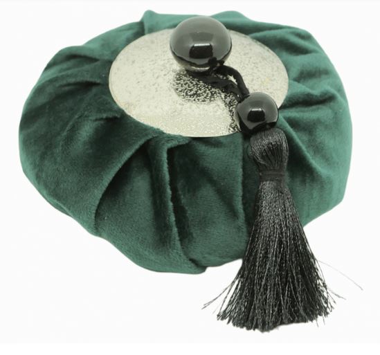 Aumônière parfumée en velours Patchouli Borobudur