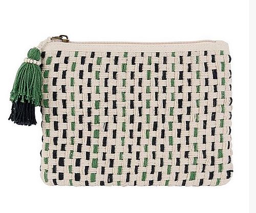 POCHETTE COURBA VERT 20 X 15CM