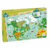 Puzzle-Tour du monde 200pcs + livret - Djeco