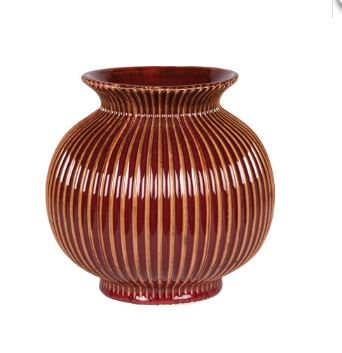 Le vase Liv 15,5×14,5 cm marron