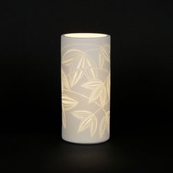 LAMPE CYLINDRE BLANC D11 X H24CM