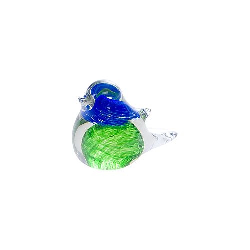 Oiseau Lena bleu vert sulfure