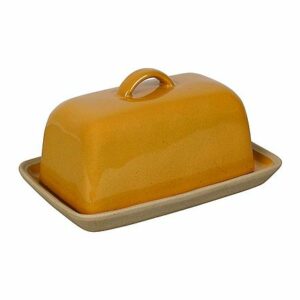 BEURRIER JADE CURRY 20X13XH11CM GRES