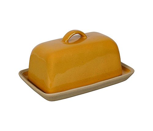 BEURRIER JADE CURRY 20X13XH11CM GRES