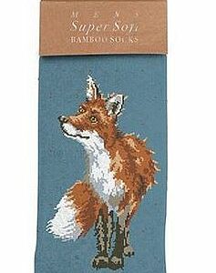 Chaussettes pour homme « Renard aux yeux brillants et à la queue touffue » 41 - 46