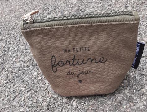 Porte monnaie « Ma petite fortune du jour »