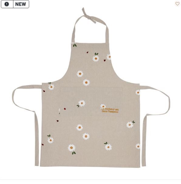 SERVIETTE X4 PAQUERETTE MULTICOLORE 40X40CM COTON