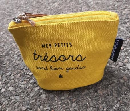 Porte monnaie « Mes petits trésors sont bien gardés »