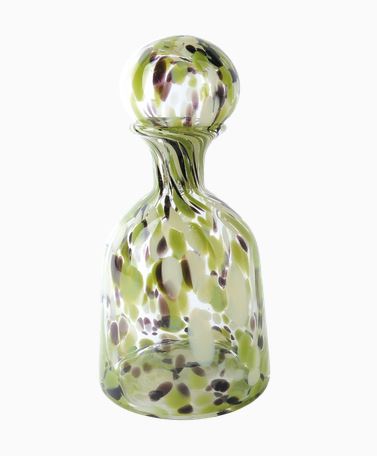 Vase Bouteille léopard marron multi mm D14,5 H33,5cm