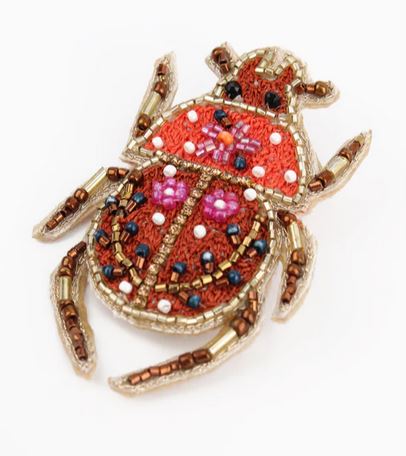 BROCHE SCARABÉE D’AUTOMNE