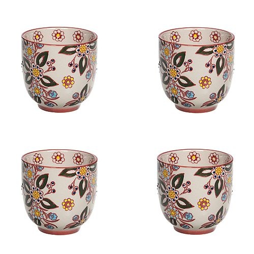 Coffret de 4 gobelets Siena 7 cm