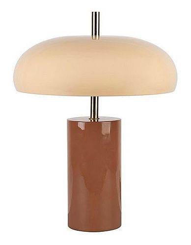 Lampe Arty Térracotta + Beige Dimension 9,50 x 30 x H 40cm en fer