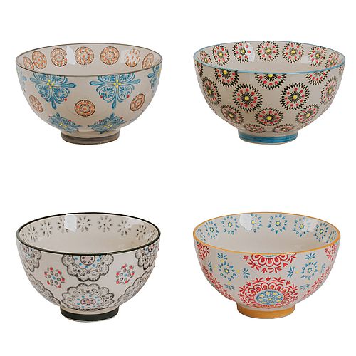 Coffret de 4 coupelles Bohème 11 cm