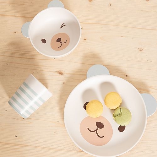 Coffret déjeuner 3 pièces Ourson